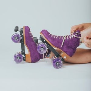 Moxi Lolly Outdoor ‘Taffy’ Roller Skates (Size 8)